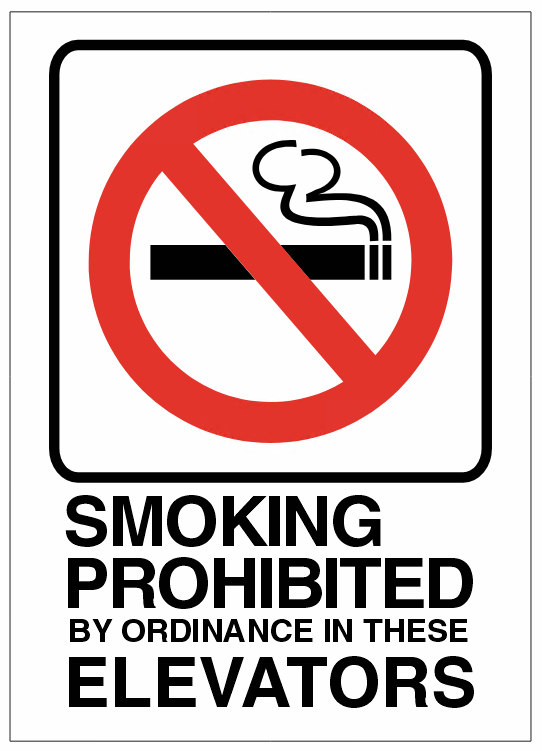 No Smoking Signage