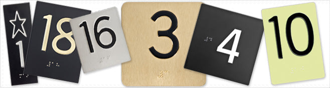 Elevator Jamb Braille Embossed