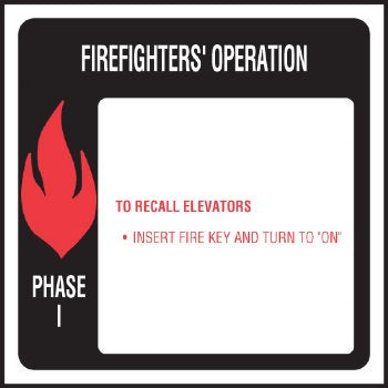 Main Station Fire Operation Signage